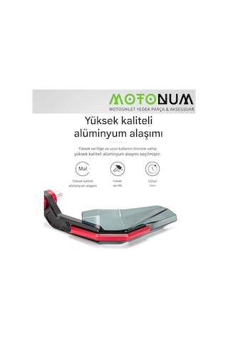 Rks Reale 125 Manet Koruma Rüzgar Önleyici-sarı Detaylı-mkm00644