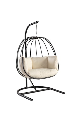 Babyhopeankara Heyner Bahçe Balkon Teras Salıncağı Hamak Lüx Metal Salıncak S-K