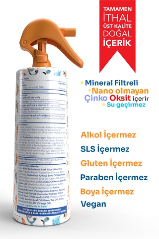 Babyton Bebek ve Çocuklar Için Doğal Güneş Koruyucu Sprey 200 ML