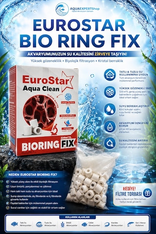 Akvaryum Filtre Malzemesi - Bio Glass Ring 500 Ml - Yüksek Gözenekli Seramik - File Hediyeli - Üstün Bakteri Tutma Performansı