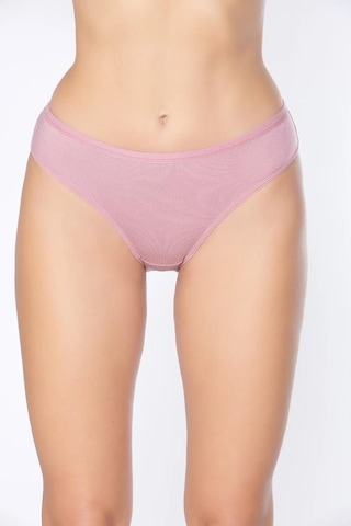 12 Adet Tutku Elit Bayan Bambu Bikini Külot Karışık Renk 2711 Çok Renkli
