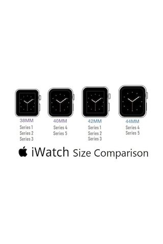 Apple Watch Uyumlu Deri Kordon 42-44-45mm Rst1 Siyah