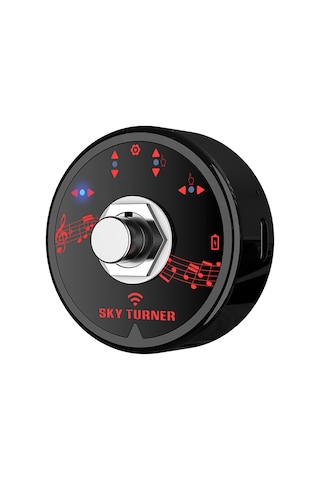 St-1 Bt Sayfa Çevirici Pedal Şarj Edilebilir Kablosuz Ayak Anahtarı Tablet Akıllı Telefon Elektronik Müzik Notaları E-kitaplar Ppt Resimler Videolar