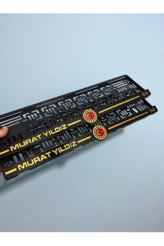 Gold Fors Kişileştirilebilir Pleksi Otomobil Plakalığı