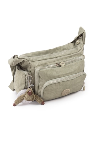 Krinkıl / Klinkır Su Geçirmez Kumaş Çok Gözlü Çapraz Kol Ve Omuz Postacı Çantası 116g Bej