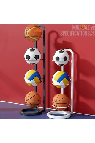 Kapalı Çocuk Basketbol Depolama Rafı Topu Futbol Depolama Sepeti