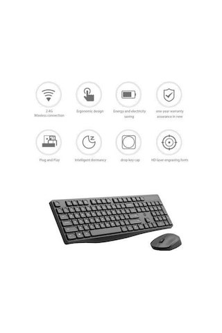 HP CS10 Kablosuz Klavye ve Mouse Set