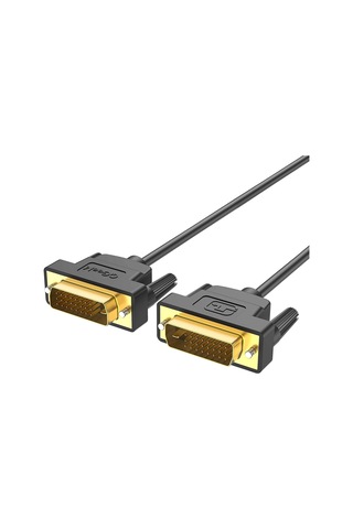 Qgeem QG-HD15 DVI Erkek DVI Adaptörü Kablosu 1.8 Metre