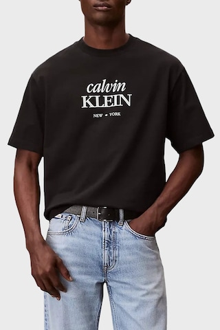 Calvin Klein Erkek T Shirt Lv04rf818g Ub1 Siyah