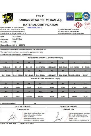 Foma  Mıx Eviye Bataryası Safir 1886