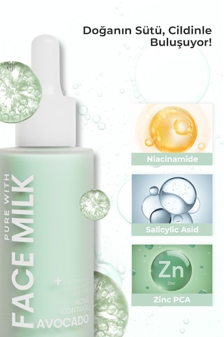Avokado Özlü Akne/leke Karşıtı Onarıcı Yüz Sütü 150 Ml Niacinamide, Salisilik Asit, Zinc