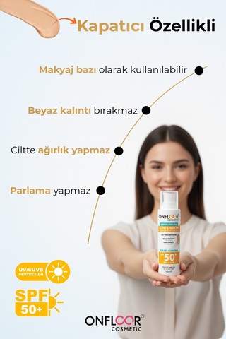 Onfloor Cilt Tonu Eşitleyici Güneş Kremi SPF50+ 100 ML