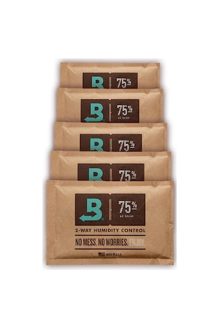 Boveda 75 60g Humidor Puro Kutusu Nemlendirici 5li Eco Paket