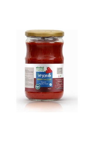 Organik Tuzsuz Biber Salçası 610 Gr 610 G