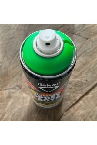 Dekor 400ml Floresan Yeşil Sprey Boya Yeşil Efekt Sprey Boya