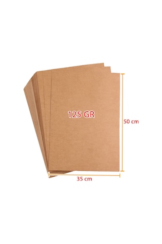 By Erek 115gr 35x50cm Baskısız 50 Adet Kraft Kağıt Oto Paspas 1 Kg