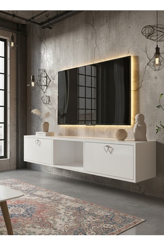 Resital Tv Ünitesi S1832-1 Beyaz Beyaz