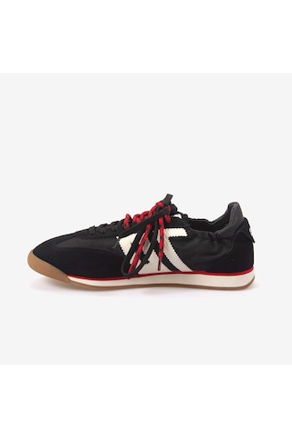 Back70 Kadın Bağcıklı Süet Spor & Sneaker Ayakkabı A26 siyah