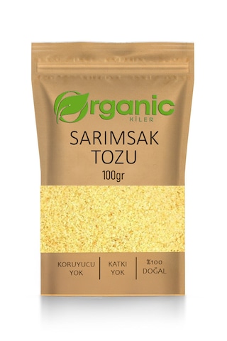 Sarımsak Tozu 100gr Katkısız & Yoğun Tat, Ince Öğütülmüş