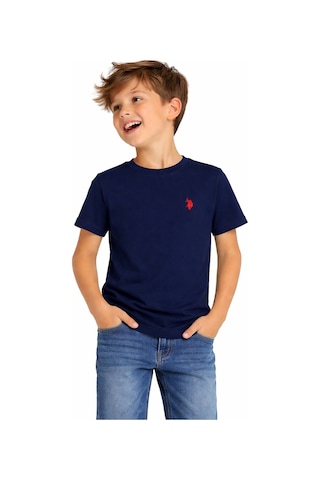U.s.polo Assn Erkek Çocuk Bisiklet Yaka T-shirt Renkli