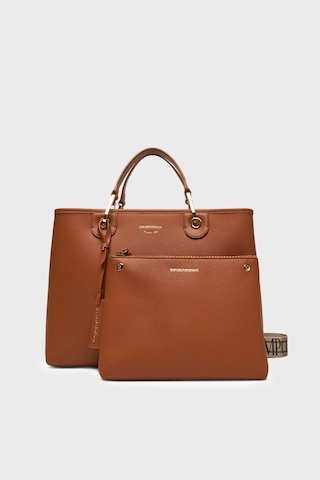 Emporio Armani Logolu Çıkarılabilir Askılı Çanta Kadın Çanta Ew000360 Af12103 M6030 Taba