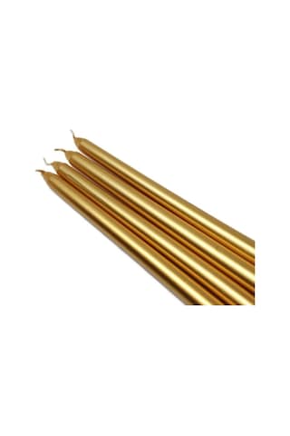 Mum Gold Varaklı 6'lı Altın Sarısı Ince Uzun Doğum Günü Parti Süs