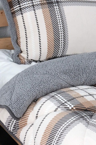 Merinos Comforter Tek Kişilik Yorgan Seti Kahverengi 160x220