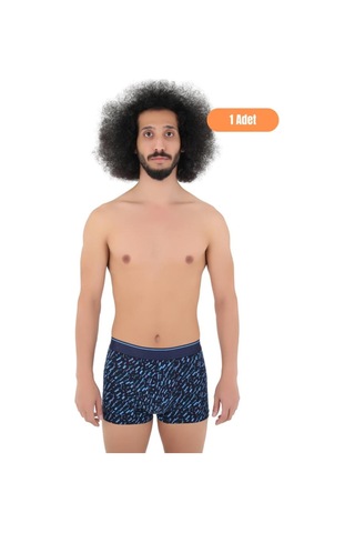 Andredimoda Erkek Pamuklu Likralı Boxer 5'li Premium Paket Çeyizlik Özel Dizayn Desenli Desenli