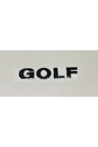 Volkswagen 2009 - 2017 Golf 6 - 7 Arka Bagaj Yazısı Krom