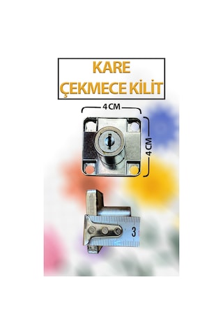 Kare Dolap, Çekmece Kilidi Gömme Kilit