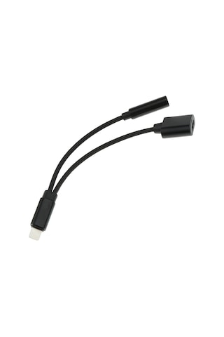 Suntek 3.5MM Kulaklık Ses Adaptörü Şarj Kablosu Lightning