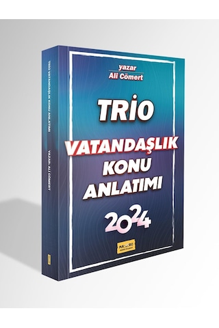 Makro Kitabevi 2024 Kpss Vatandaşlık Trio Konu Anlatımı - Ali Cömert Makro Kitabevi
