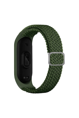 Xiaomi Mi Band 3 Uyumlu Krd-49 Örgü Mkst Kordon-yeşil