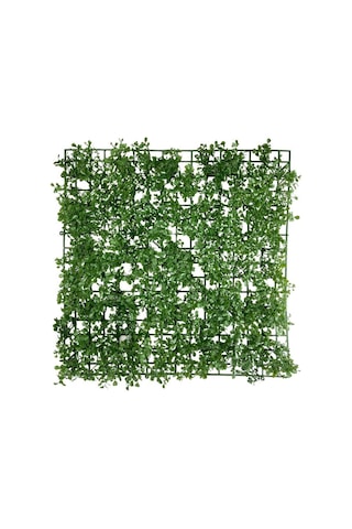 Yapay Çiçek Duvar Kaplama Panel Şimşir Tabaka 50x50Cm Dik Duvar U