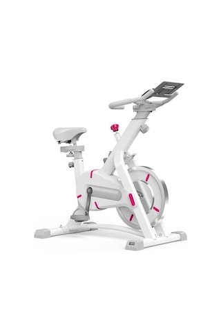 Pb-01 Beyaz Koşu Kondisyon Bisikleti Spin Bike Dikey Egzersiz Ev Koşu Bisikleti Genel
