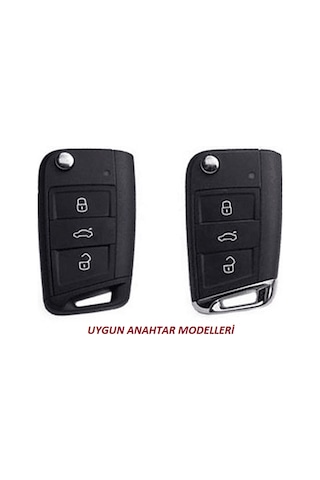 Volkswagen Polo Uyumlu Golf Uyumlu7 Passat Uyumlu Tiguan Silikon Anahtar Kılıf Seti