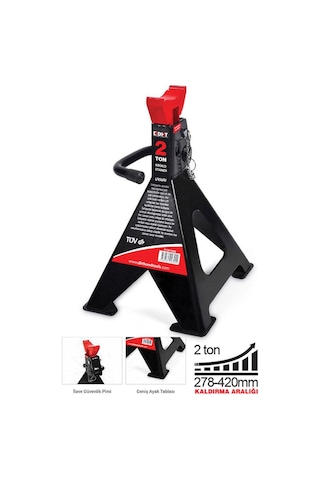 Dht 2 Ton Kriko Standı (1 Çift) D12010002 Araba Sehpası