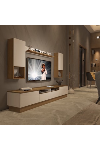 Decoraktiv Trendstyle 5220das Mdf Tv Ünitesi Tv Sehpası Pera - Beyaz