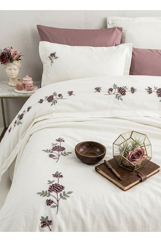Anna Karina Home Consept Fiona 6 Parça Nevresim Takımı MÜRDÜM