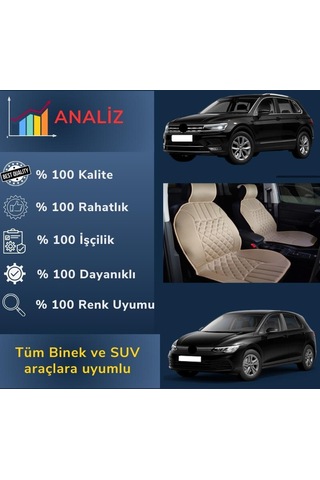 Space Oto Koltuk Minderi, Opel Araçlara Uyumlu 2'li Set Özel Tasarım Minder Premium 001