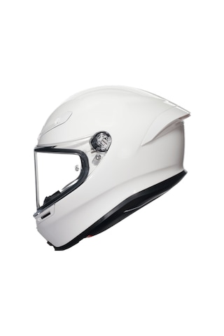 Agv K6 S Mono White Kapalı Kask Beyaz