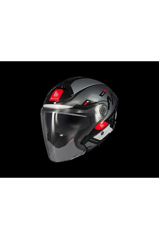 Kask Mt Cosmo Sv Silence B2 Gloss Füme Gözlüklü Füme