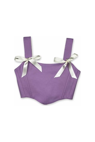 L'aura Corset Lila Rengi Bayan Korse Büstiyer