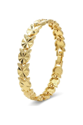 Moncuk Design Amora 24k Gold Kaplama 8 Mm Kadın Bileklik 3351kbv5d9 Sarı