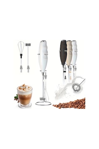 Elmpaly Siyah Elektrikli Süt Köpürtücü Ve Mini Çırpıcı - El Tipi Köpük Yapma Makinesi Diğer