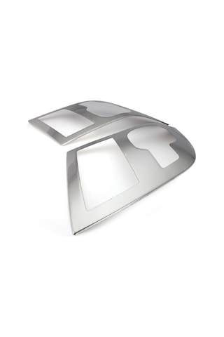 Ford Transit Uyumlu 2003-2013 Krom Far Çerçevesi 2 Parça Paslanmaz Çelik