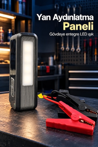 Shnstore Lastik Şişirme Ve Akü Takviye Özellikli Çok Fonksiyonlu Araç Cihazı Shntknd0720