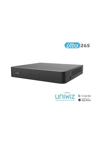 Unıwız Nvr-104e2 4 Kanal 8mp H265 1x6tb Hdd Hdmı&vga Nvr