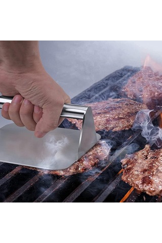 304 Paslanmaz Çelikten Hamburger Presi, Et Pres Plakası, Et