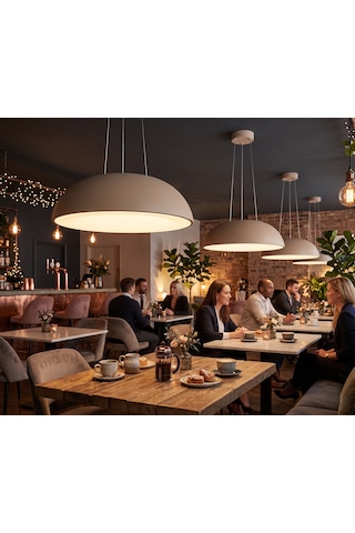 Cata Ct 8640 Zen Led Sarkıt Armatür 3 Renkli Kumandalı Bej